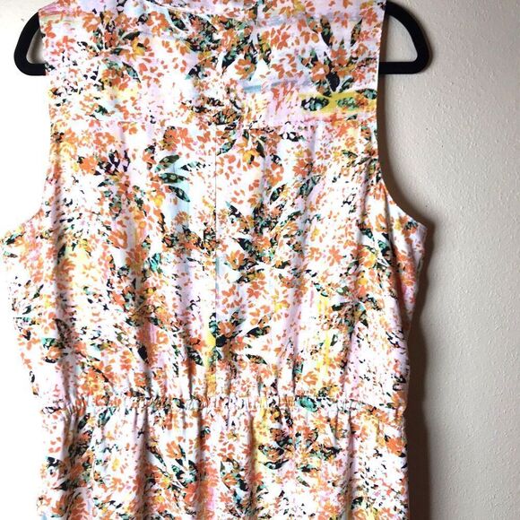Women's APT 9 XXL Floral Dress Sleeveless V Neck  Elastic Waist Pockets - Picture 13 of 15
